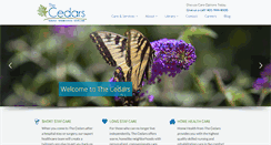Desktop Screenshot of cedarsliving.com